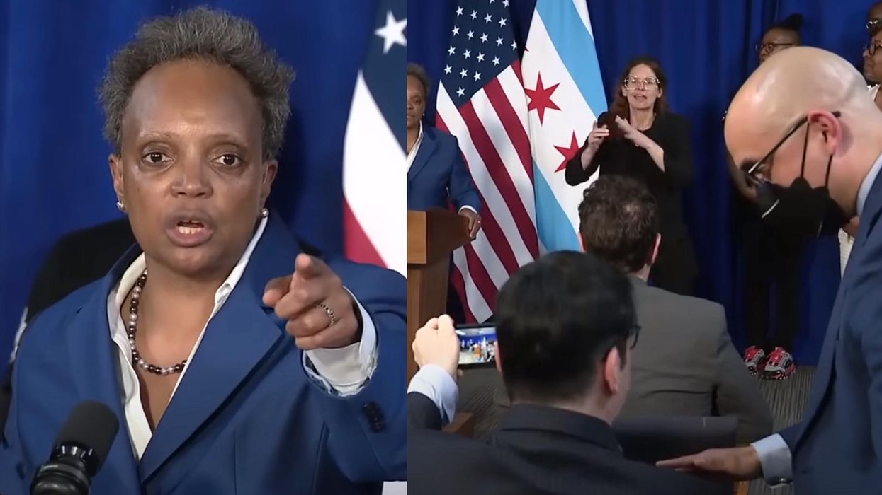 Chicago mayor melts down when reporter asks her to retract 'call to arms' tweet about abortion: 'The more he talks, the more stupid he sounds'