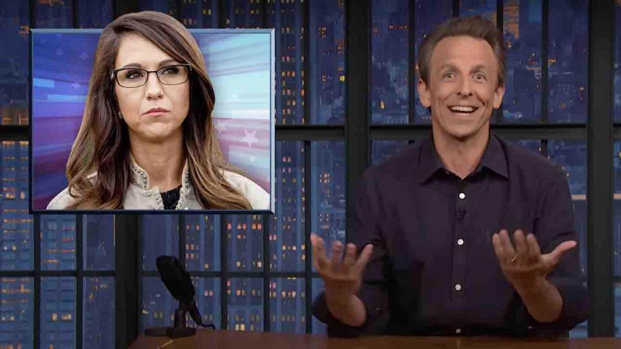 Leftist Seth Meyers pummeled after 'apology' to Lauren Boebert for thinking 'AR' in AR-15 stands for 'assault rifle,' then admitting 'I'm sorry for not giving a f***'