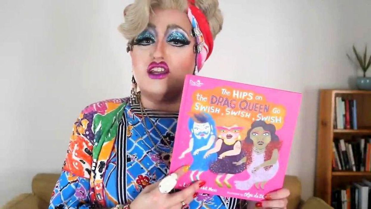 Drag queen authors children's books that replace well-known lyrics with drag-related themes