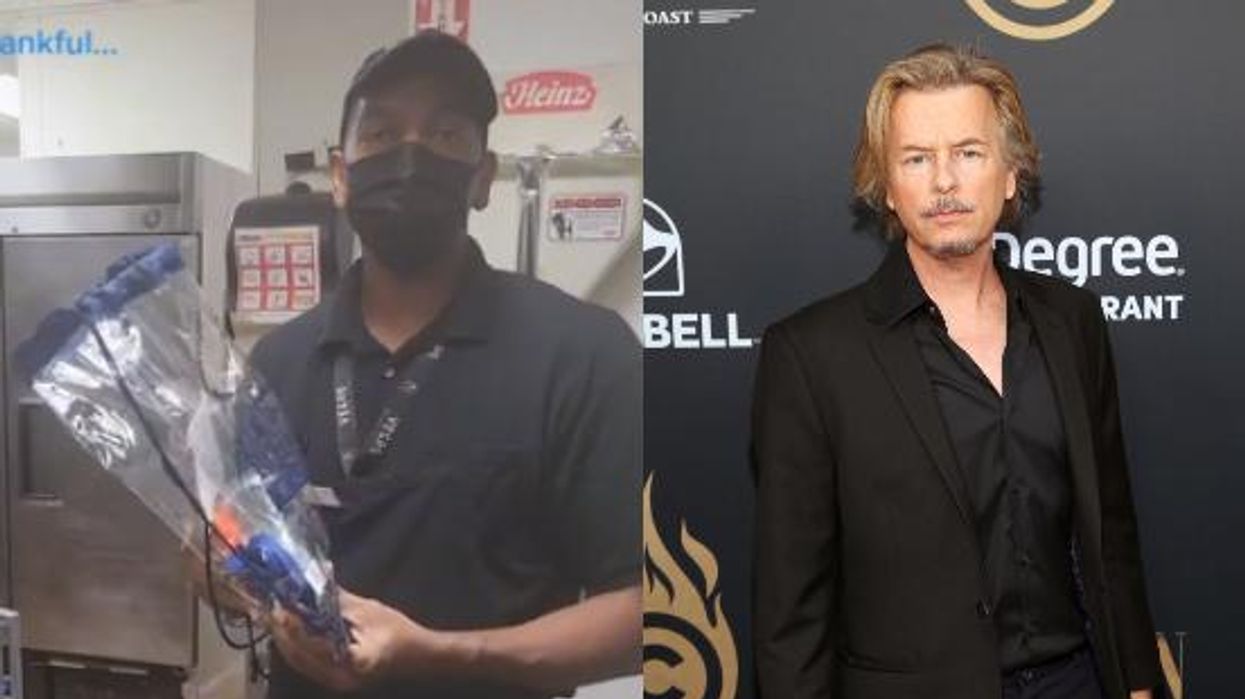 Burger King employee received a crummy goodie bag for working 27 years without missing a day, then David Spade stepped up big time