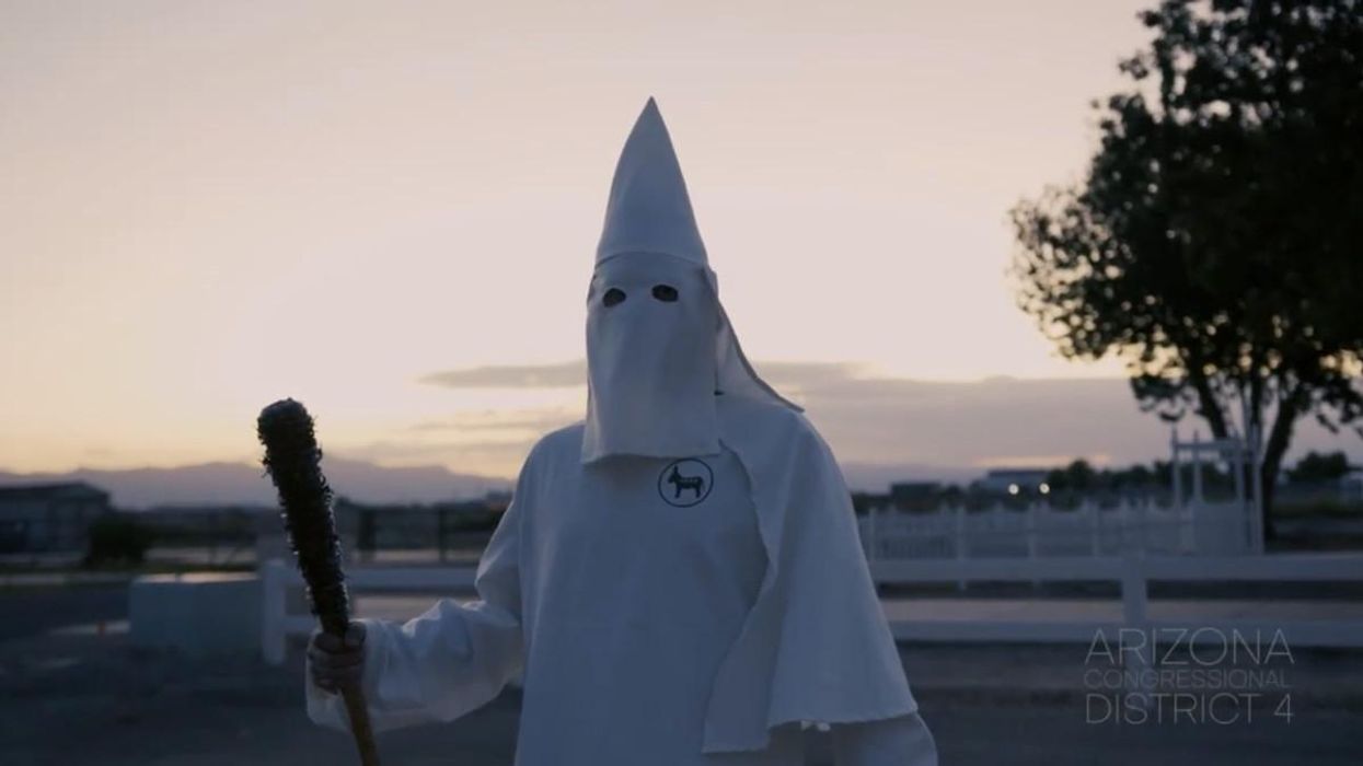 Watch: Black GOP candidate wields AR-15 to defend home from Ku Klux Klan Democrats in viral ad: 'Make Rifles Great Again'