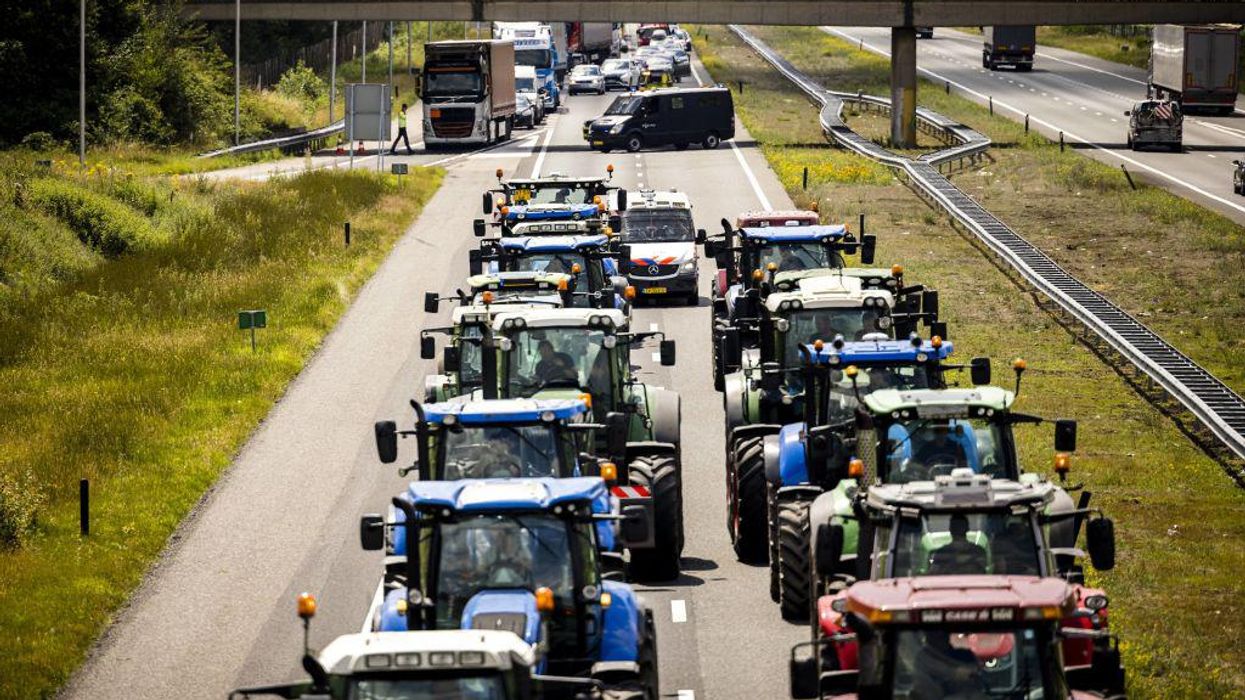 Watch: Dutch police open fire on farmers protesting job-destroying climate rules