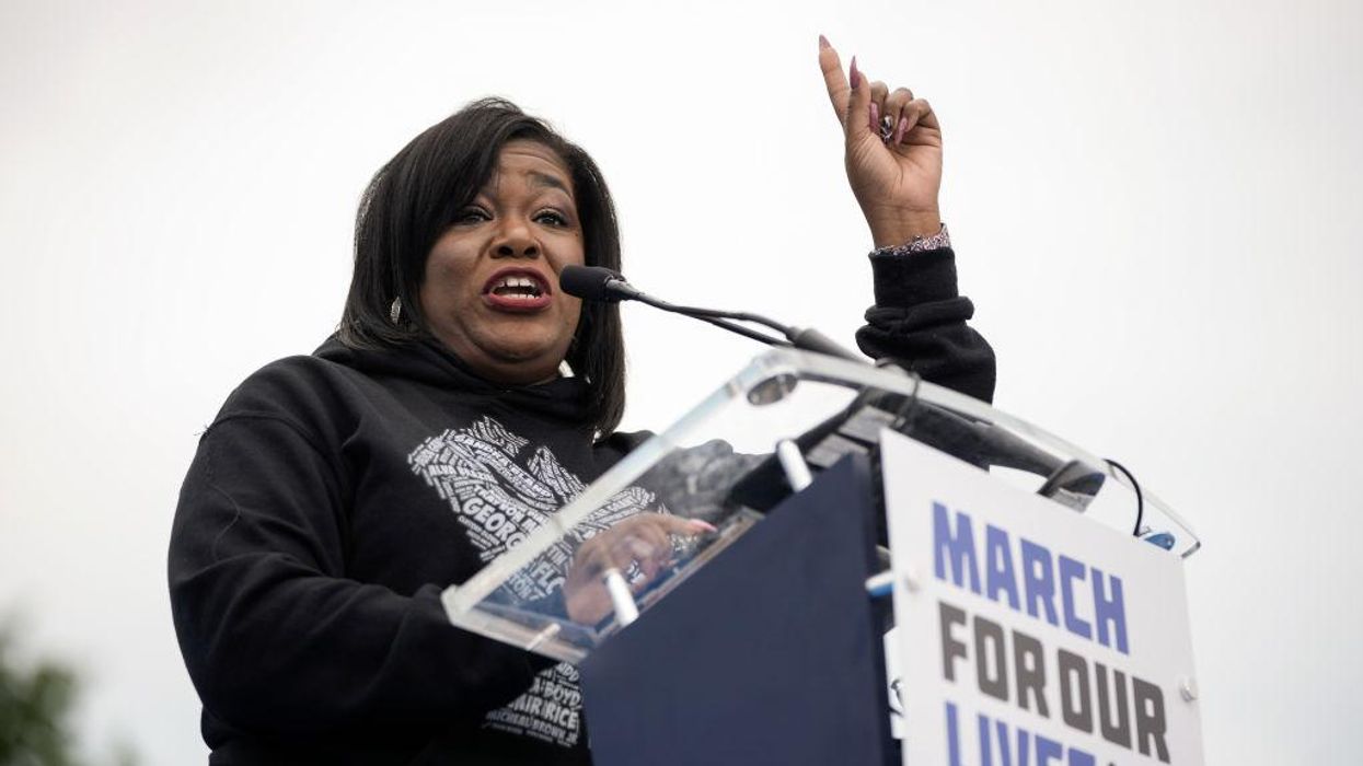 Asked whether she wants President Biden to run again, Rep. Cori Bush says she does not want to answer the question