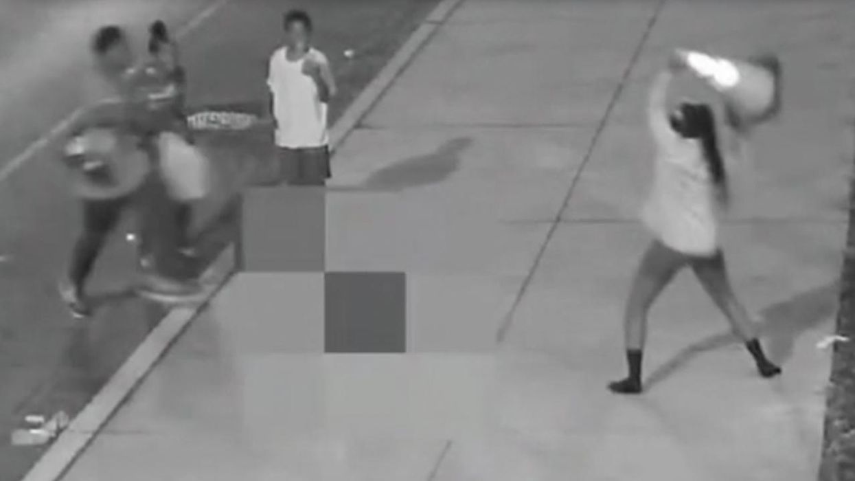 Girl, 13, who witnessed deadly traffic cone beating of 73-year-old man is shot in the face
