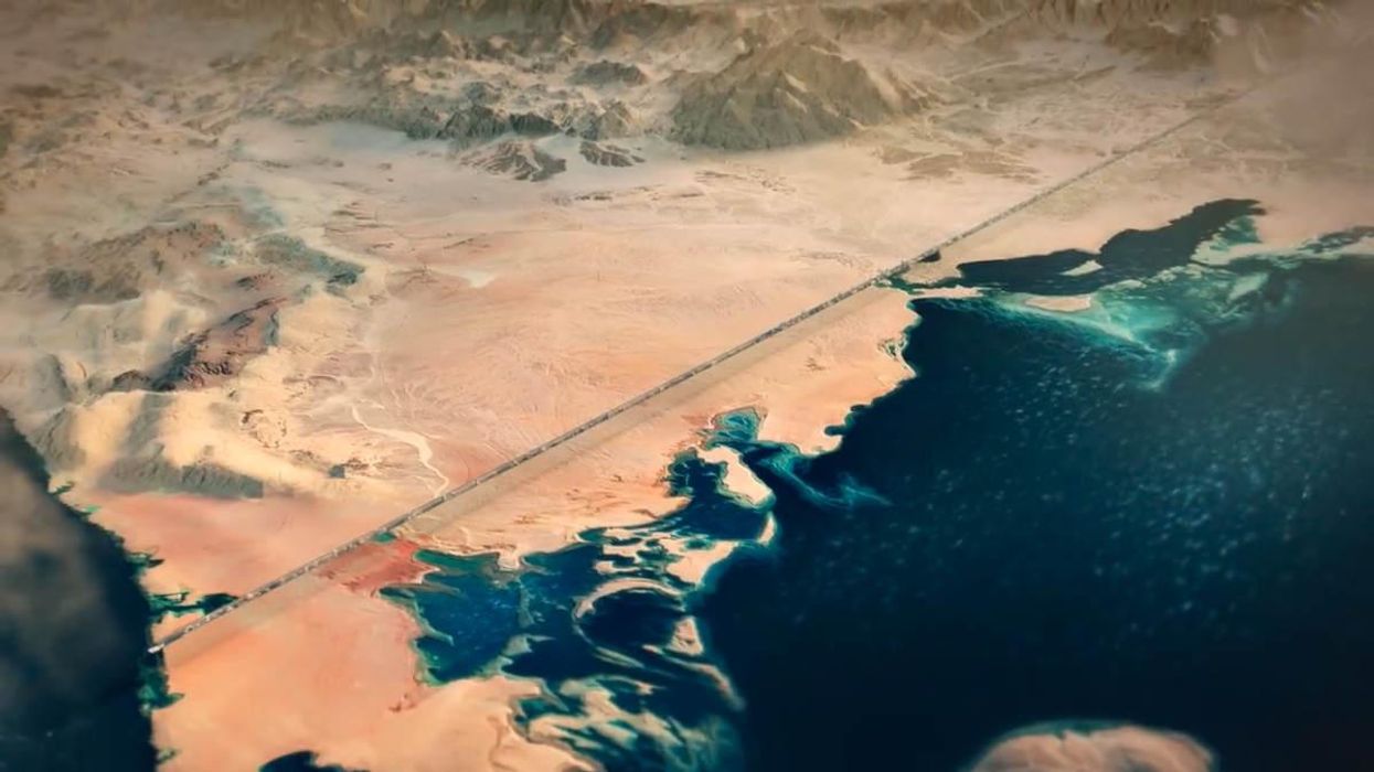 Saudi Arabia unveils concept video for environmentally-friendly 'line city' that some are calling a dystopian nightmare