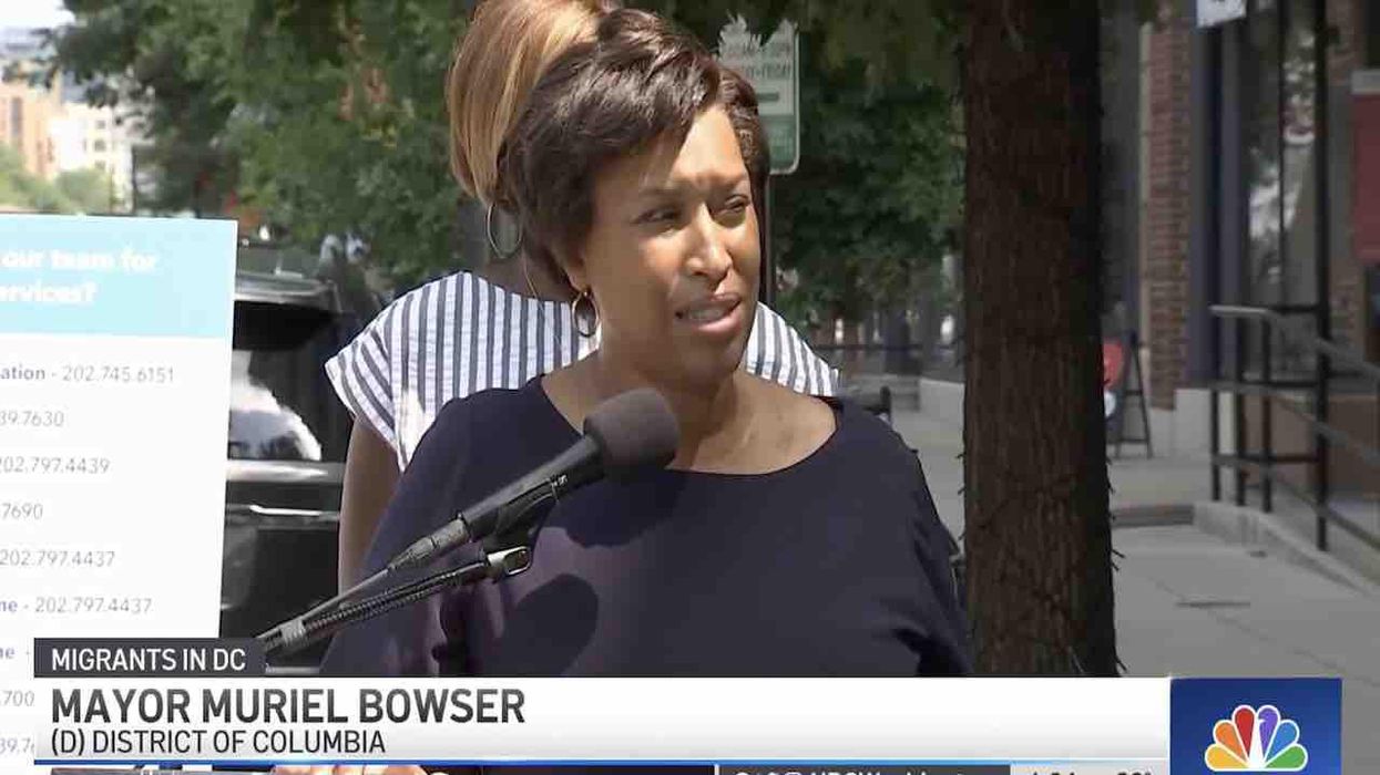 Far-left DC mayor requests National Guard to help with 'humanitarian crisis' of 4,000 illegals who've been bused to nation's capital — a sanctuary city