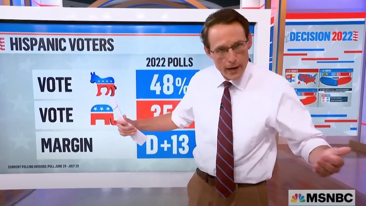 MSNBC's Steve Kornacki warns Hispanics are continuing their mass exodus from Democratic Party