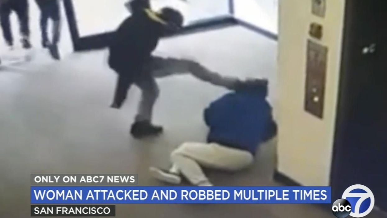 Video: 4 juveniles brutally beat, rob elderly woman in San Francisco. When she tries to get away, they return — and beat and rob her again.
