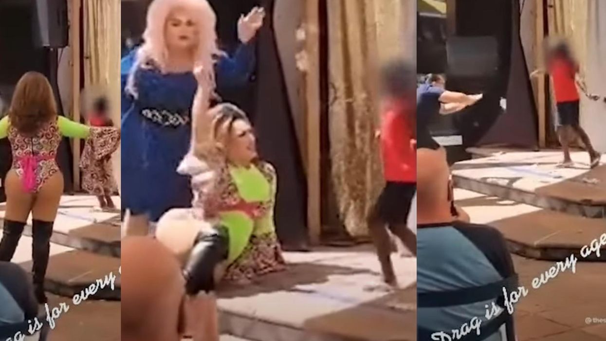 Libs of TikTok exposed Palm Springs drag show where young child danced for money — drag queen called reaction 'homophobic' and immoral
