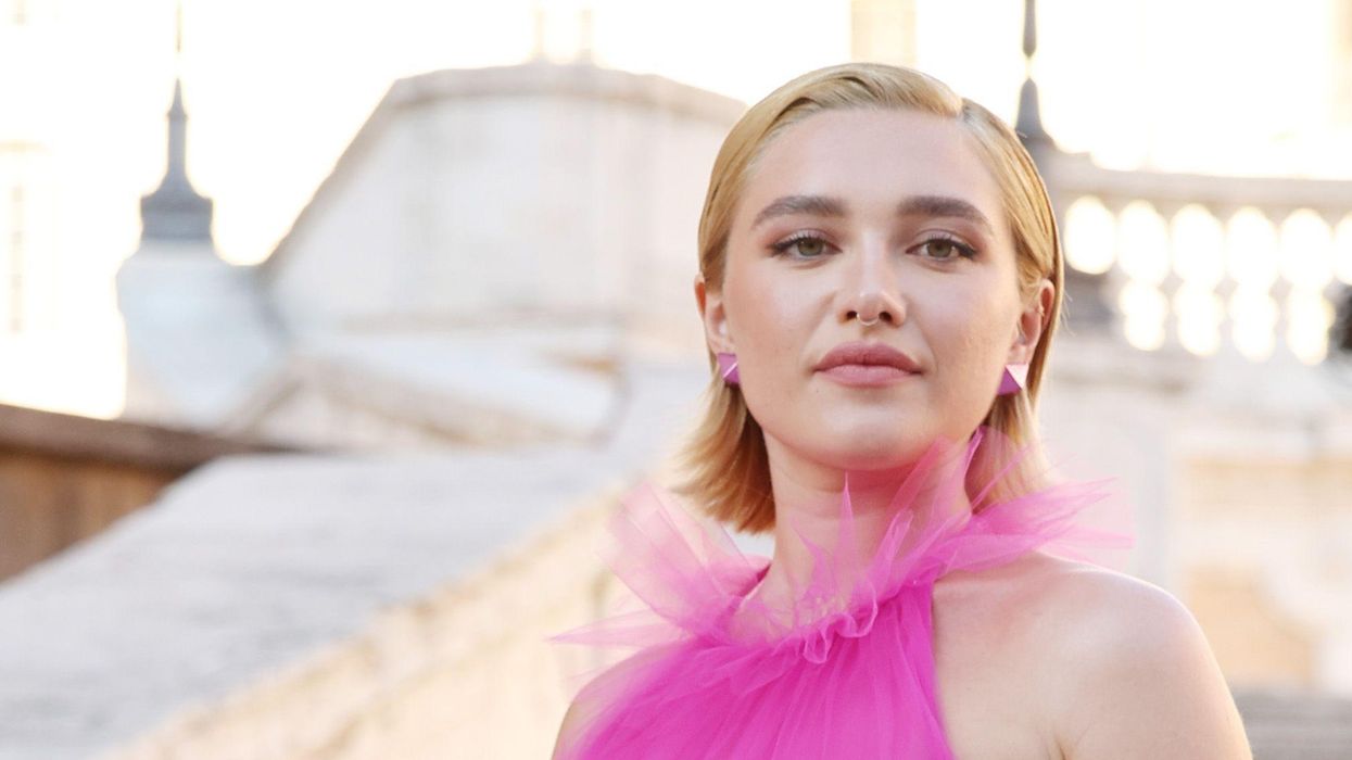 Actress Florence Pugh says online trolls were 'angry' that she was 'confident' enough to show her small breasts when she wore a gown with sheer top
