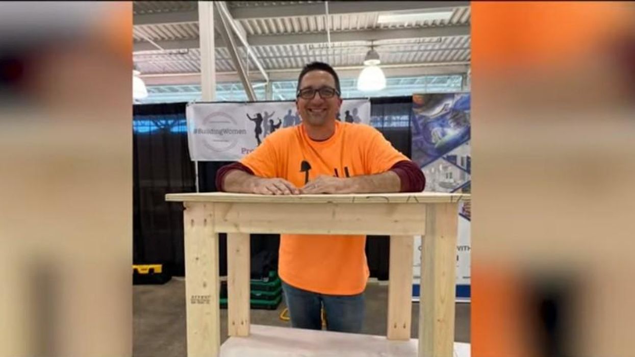 'Somebody out there cares about them': Iowa teacher builds furniture for the needy in his spare time