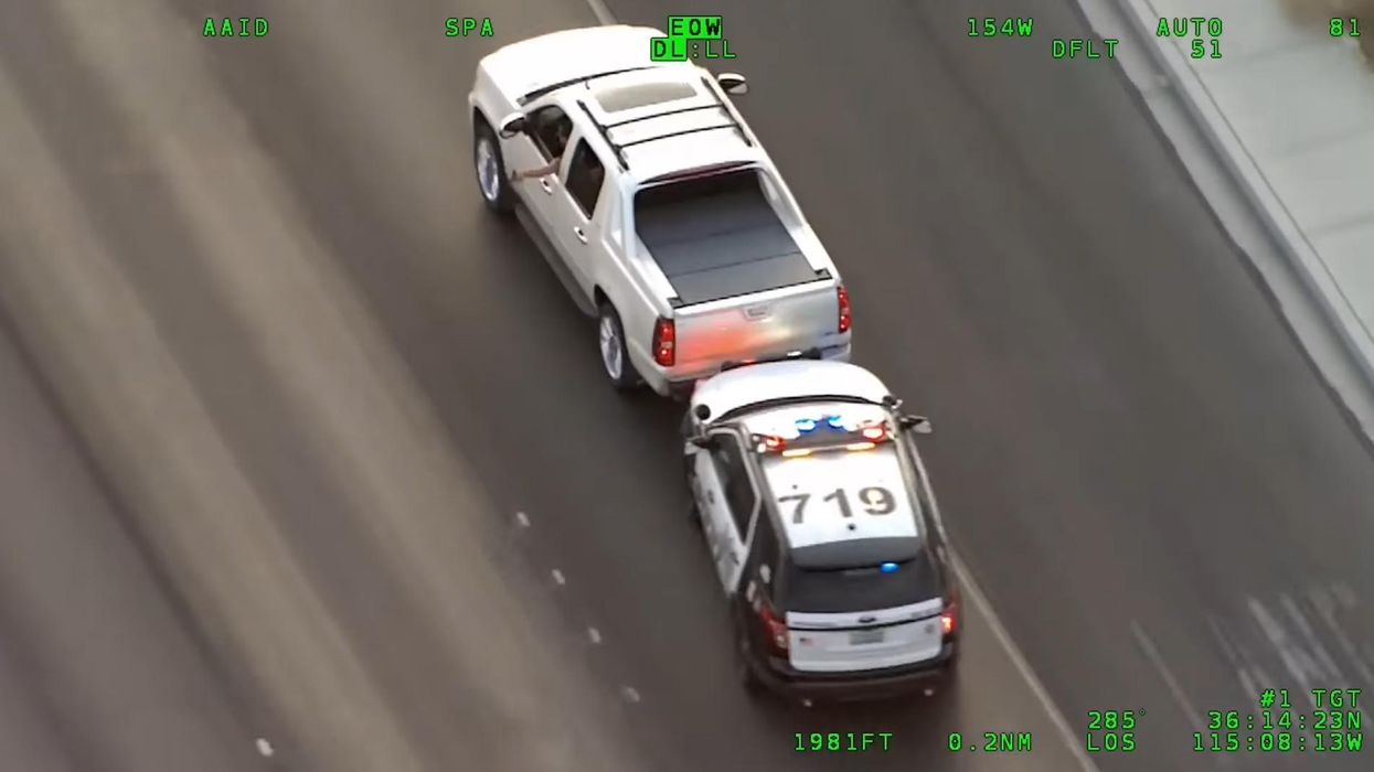 Alleged carjacker threads oncoming traffic at 100 mph ahead of shootout with police