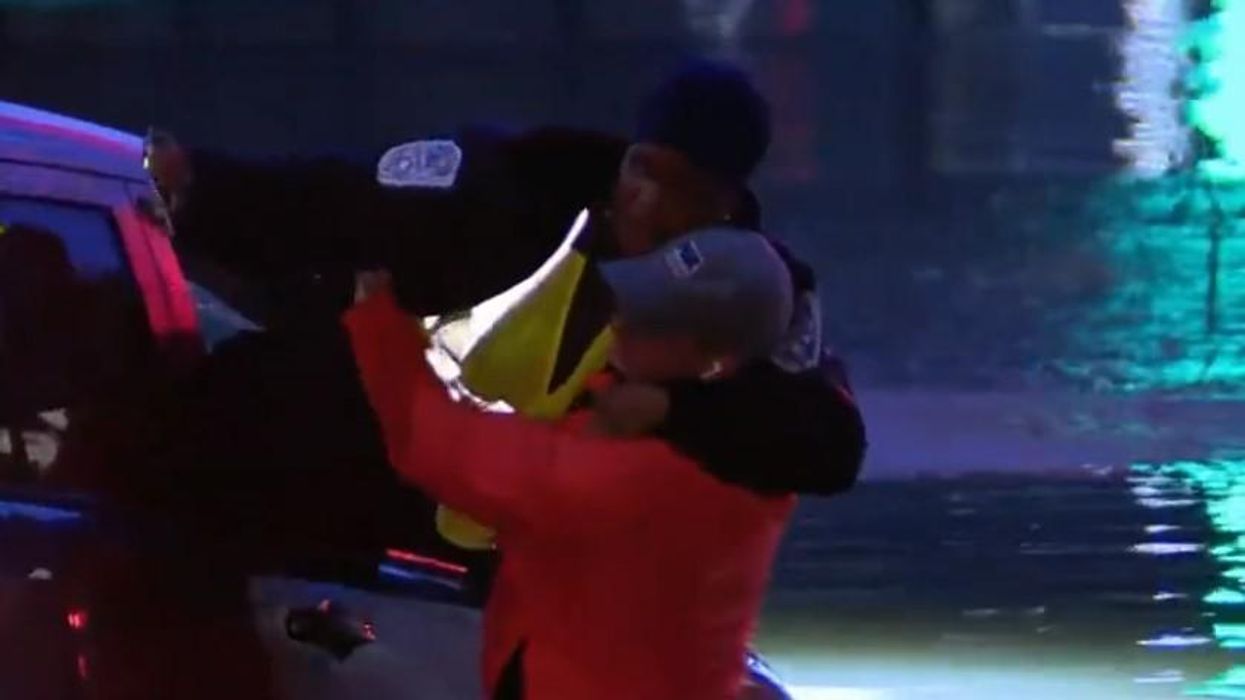 'A blessing from God': Fox reporter rescues woman from rising flood waters in Dallas