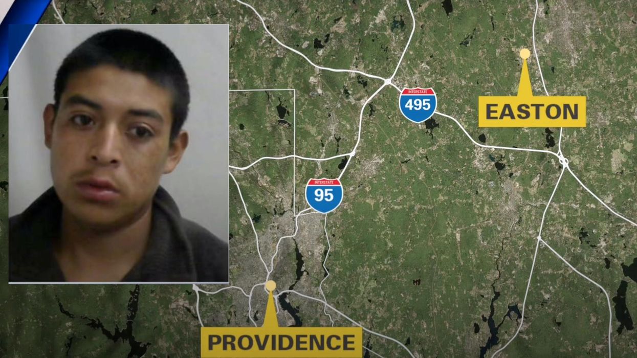 A woman drove from Rhode Island to Massachusetts before realizing there was a nearly nude stranger in her backseat