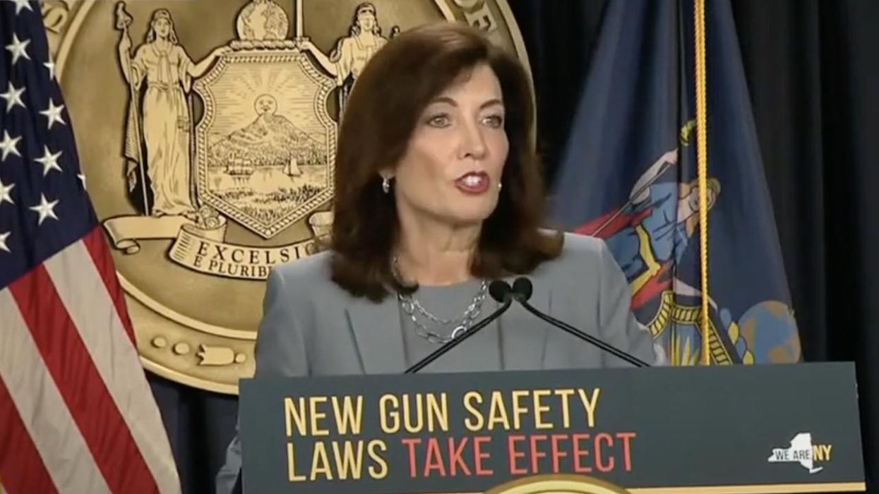 'Theory' of 'good guy with a gun' stopping armed 'bad guys' is 'over,' far-left NY Gov. Kathy Hochul declares