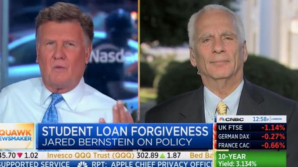 CNBC host calls out 'disingenuous' narrative pushed by Biden admin on student loan debt forgiveness plan