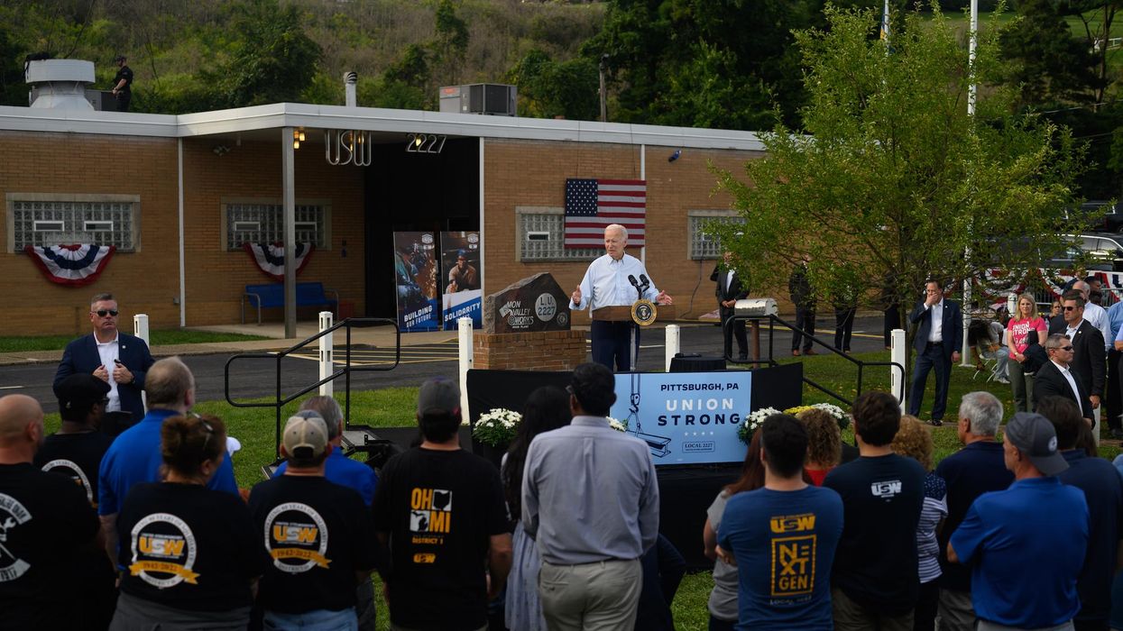 Biden mocked and ridiculed over modest size of his union audience for Labor Day speech