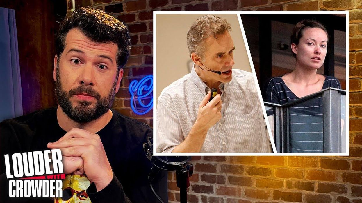 CROWDER: Jordan Peterson wrecks Hollywood harlot Olivia Wilde