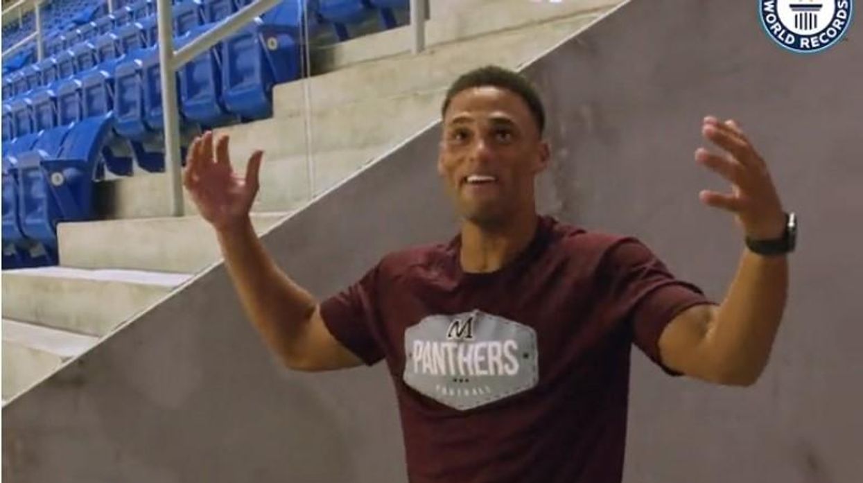 Former college star and current coach breaks world record for 5 different basketball shots in 1 day — thanks in part to his mom