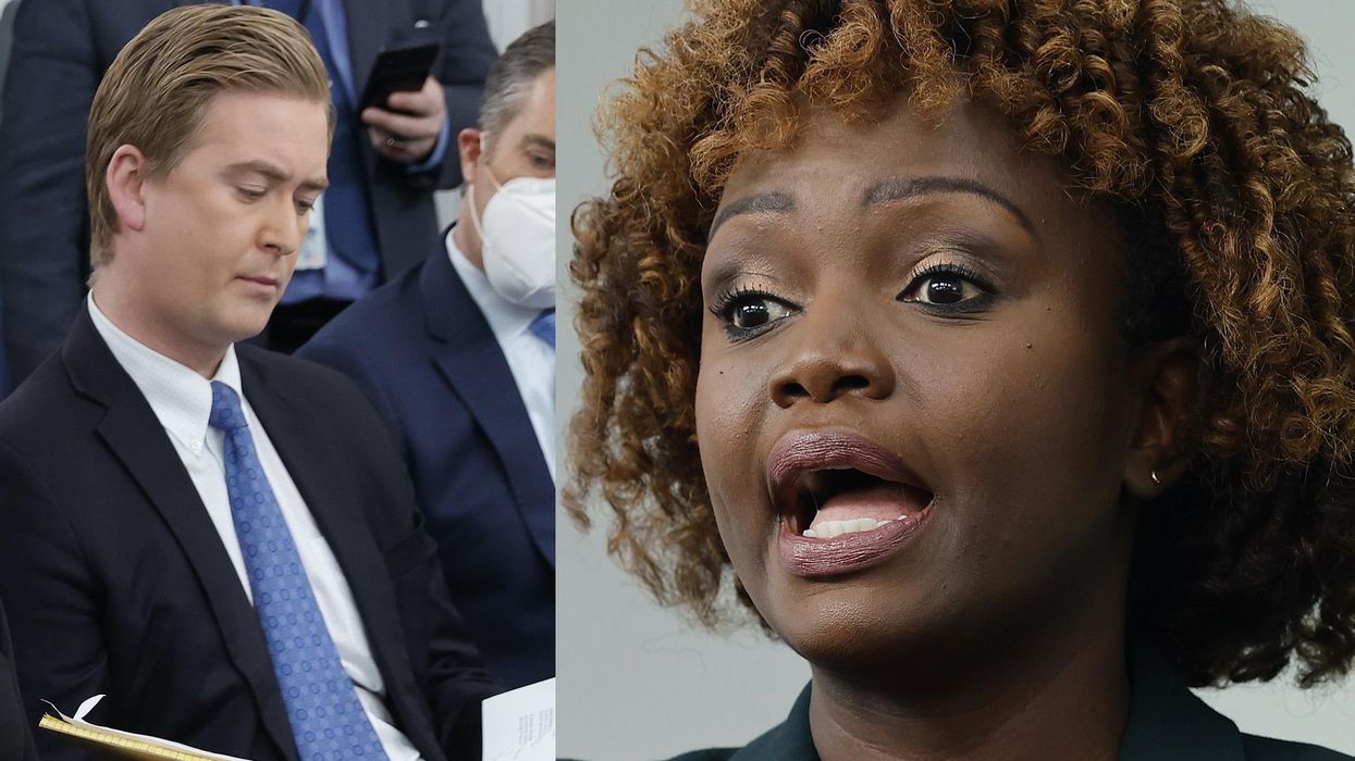 Peter Doocy bulldozes through Jean-Pierre spin after gas prices start to climb again