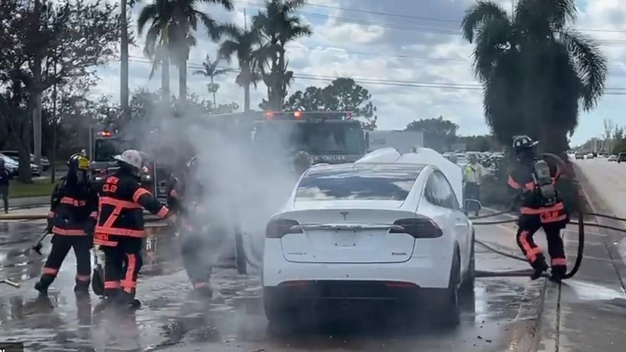 'That's a new challenge our firefighters haven't faced before': Florida fire marshal warns that corrosion in EVs after Hurricane Ian could spark dangerous fires