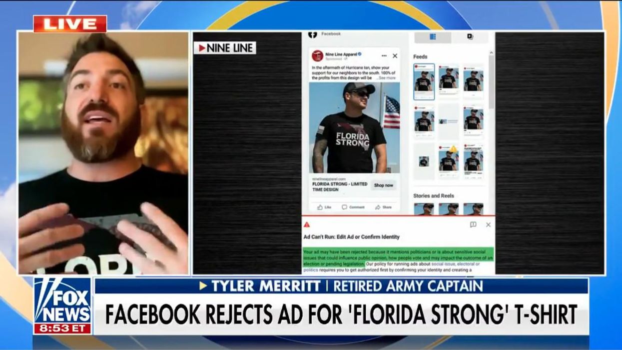 Facebook rejects ads for 'Florida Strong' T-shirts, veteran CEO says there's bias against conservative messages
