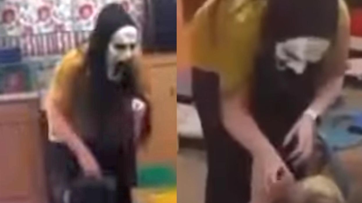 Five daycare workers arrested over viral video showing them terrifying small children with a Halloween mask