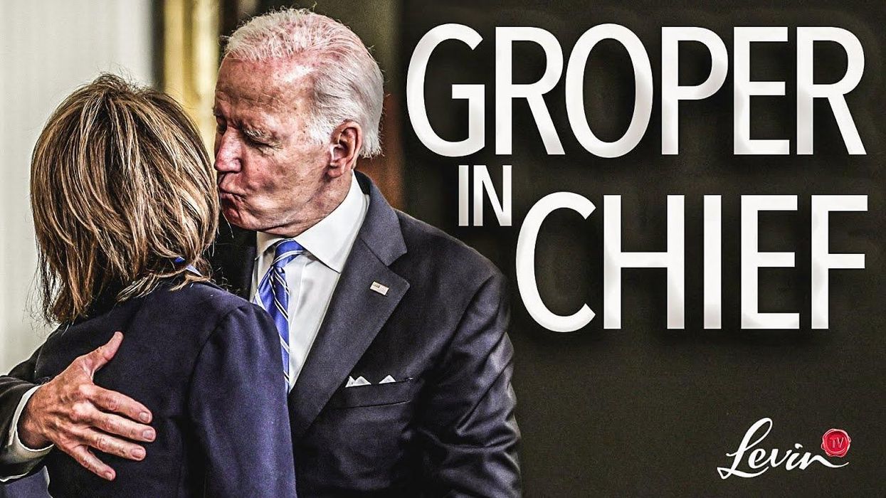 'STOP! What is your hand doing on that girl?' Mark Levin's DISGUSTED response to Biden's unnecessary groping