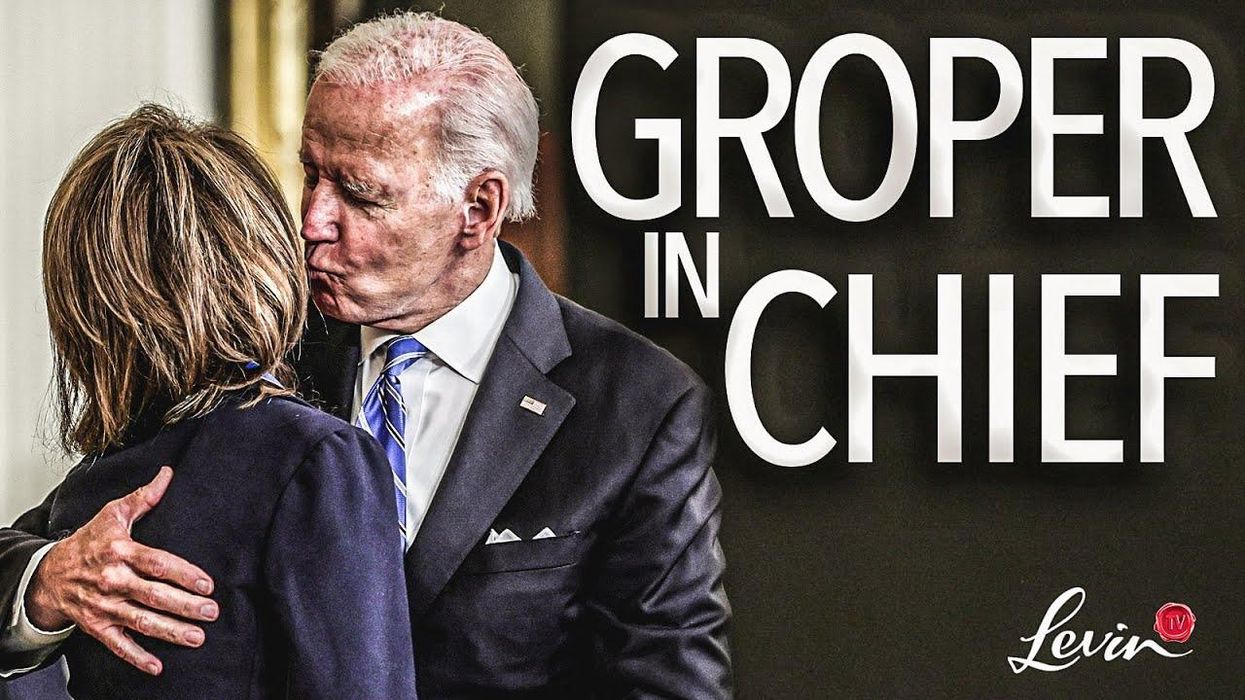 'STOP! What is your hand doing on that girl?' Mark Levin's DISGUSTED response to Biden's unnecessary groping