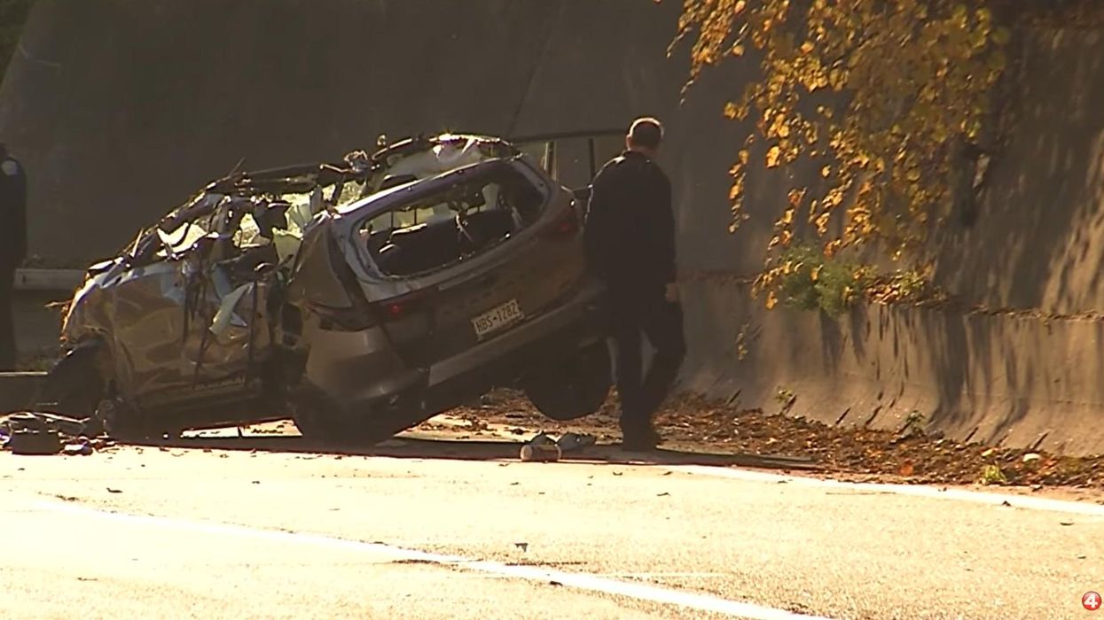 Bodies go flying in suspected social media stunt gone wrong, leaving 4 teens dead and a stolen Kia demolished