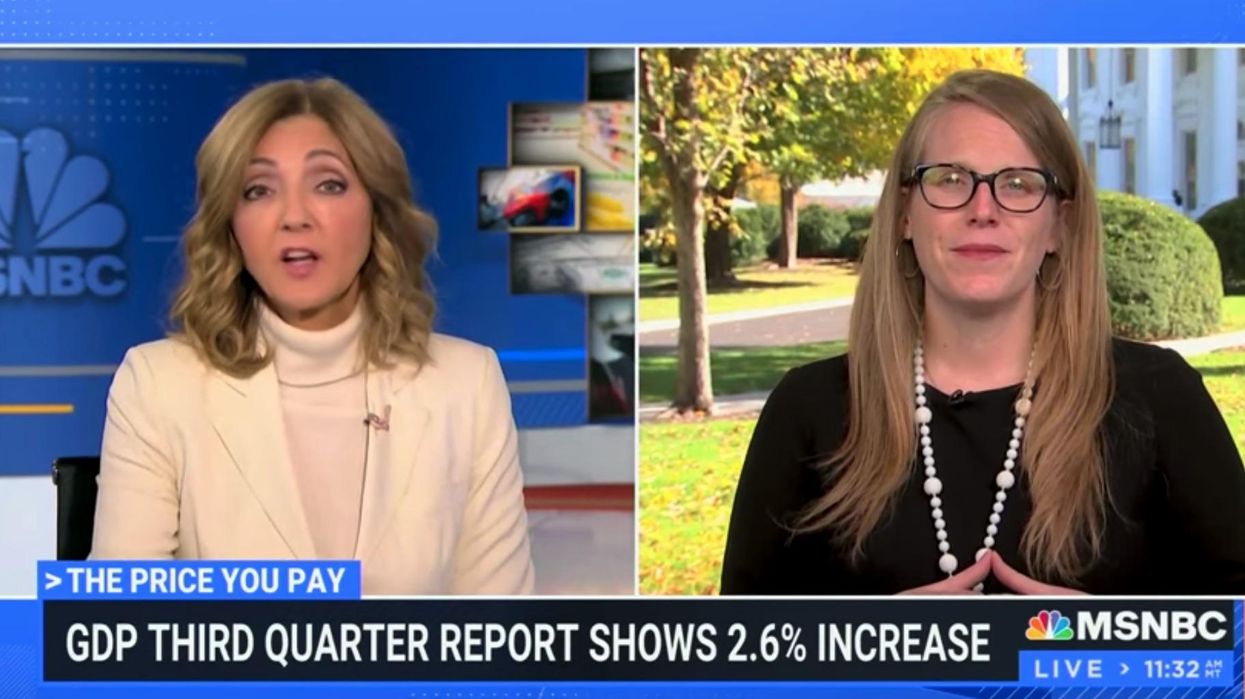 MSNBC host interrupts top Biden official with reality check over economic narrative: 'They're not buying it'