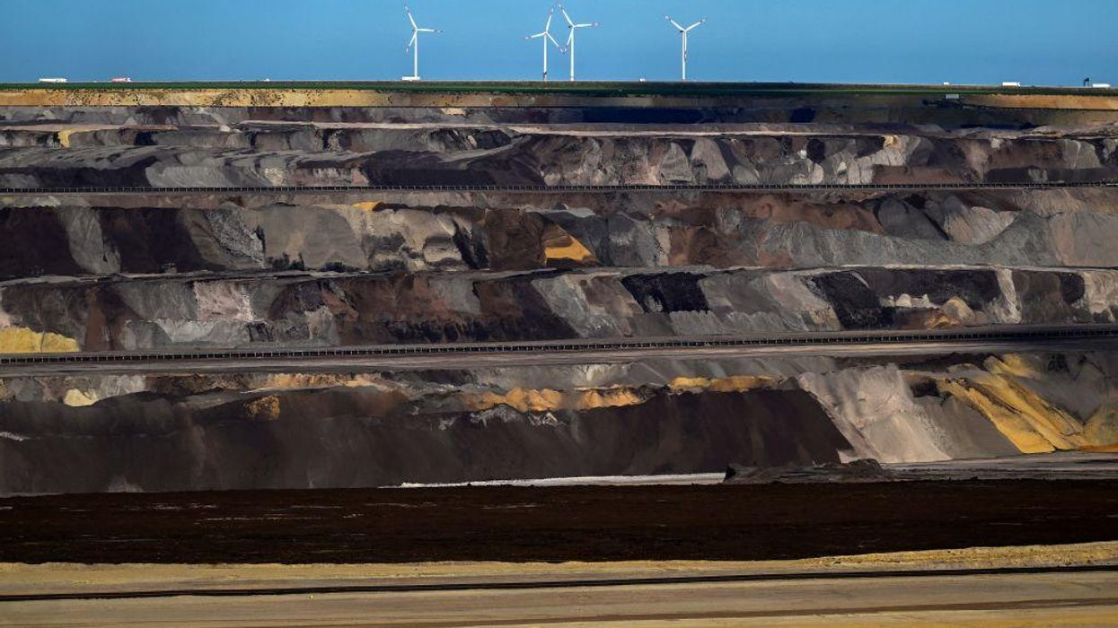 Wind farm in Germany being demolished to make room for coal mine