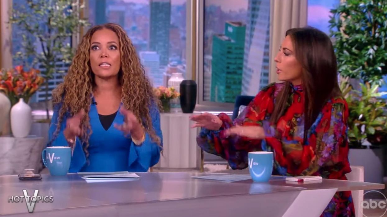Sunny Hostin says women that vote GOP are 'like roaches voting for Raid.' Co-host quickly shuts her down.