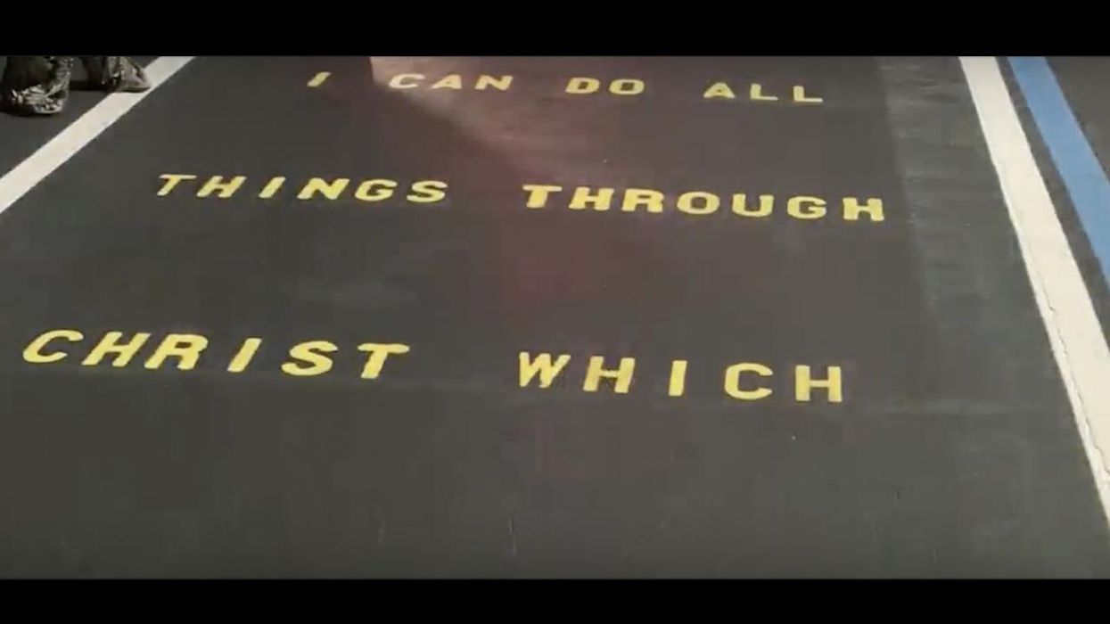 Bible verse painted on HS teacher's parking space angers fellow staffer: 'I feel like it’s attacking me'