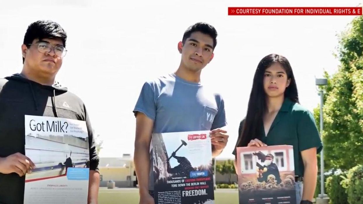 California judge grants college students 'big win' in free speech lawsuit against school for censoring anti-communist flyers, lawyer says