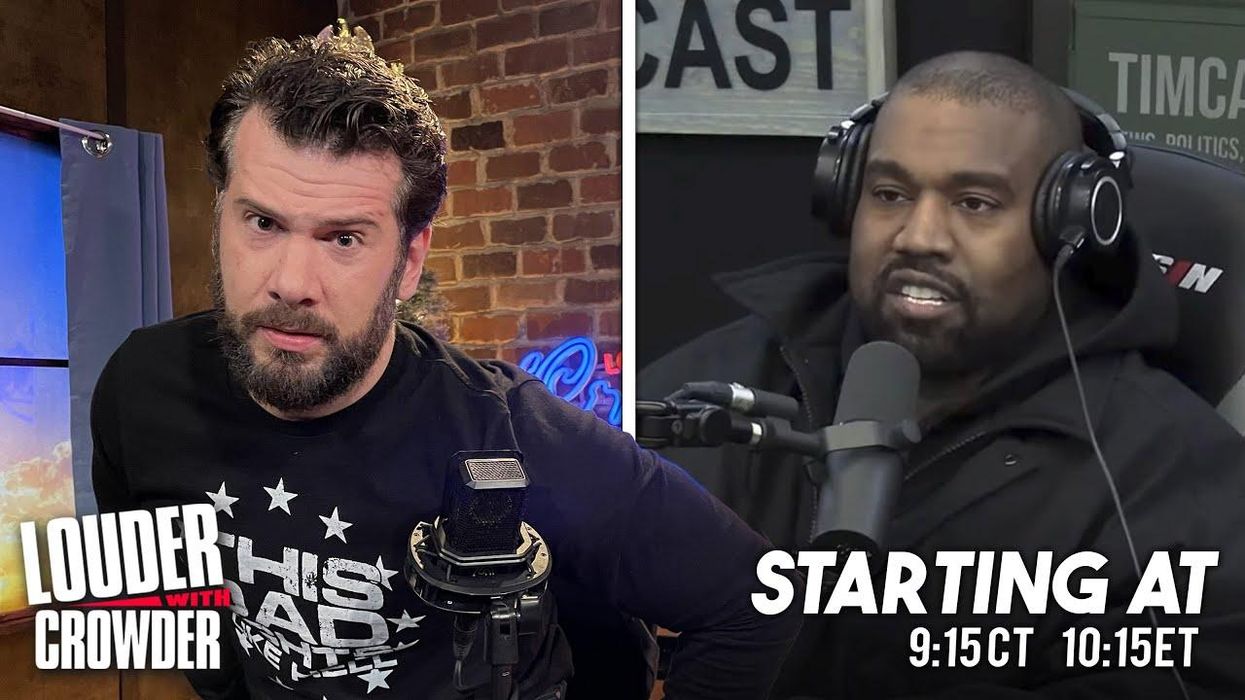CROWDER: Kanye storms off Tim Pool's podcast in AWKWARD interview