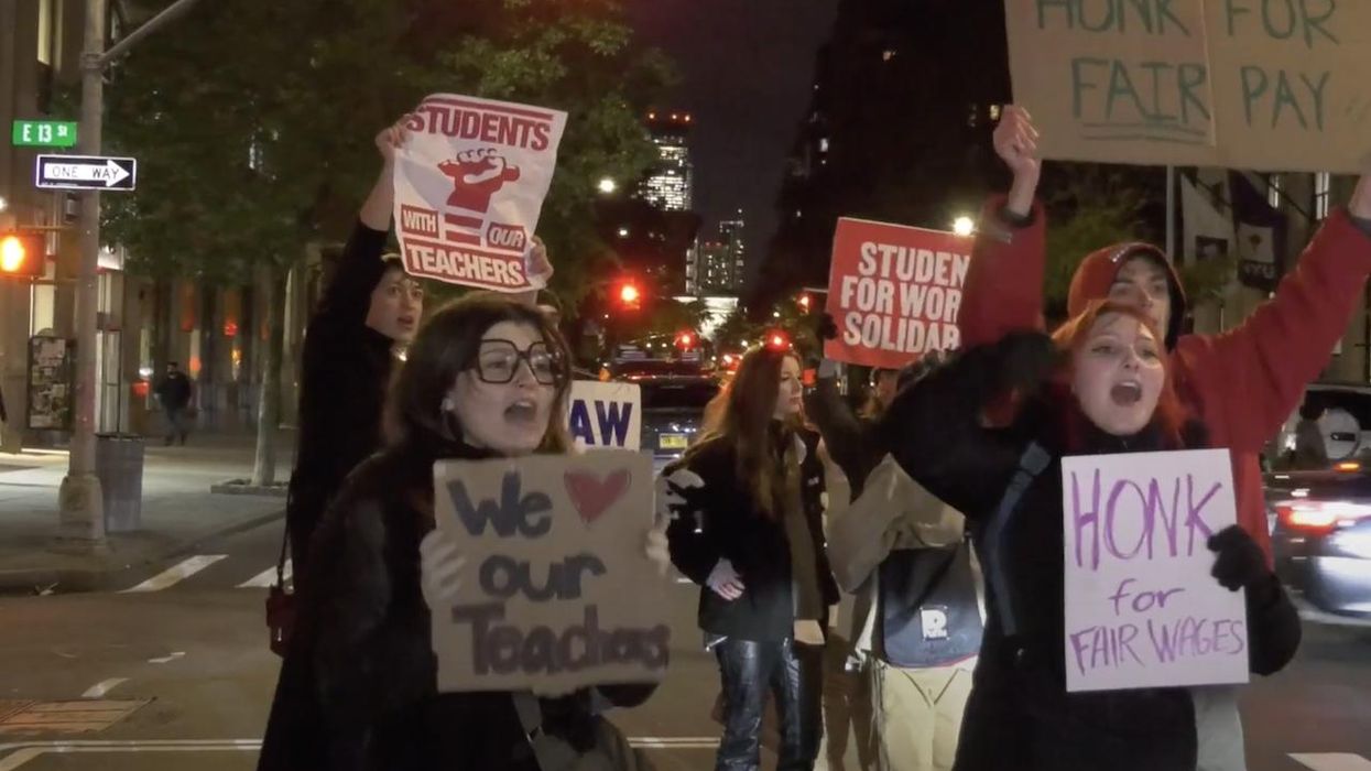 Students at ritzy, progressive college in Manhattan demand 'A' grades, tuition refund after 25-day faculty strike — and are occupying campus building amid protest