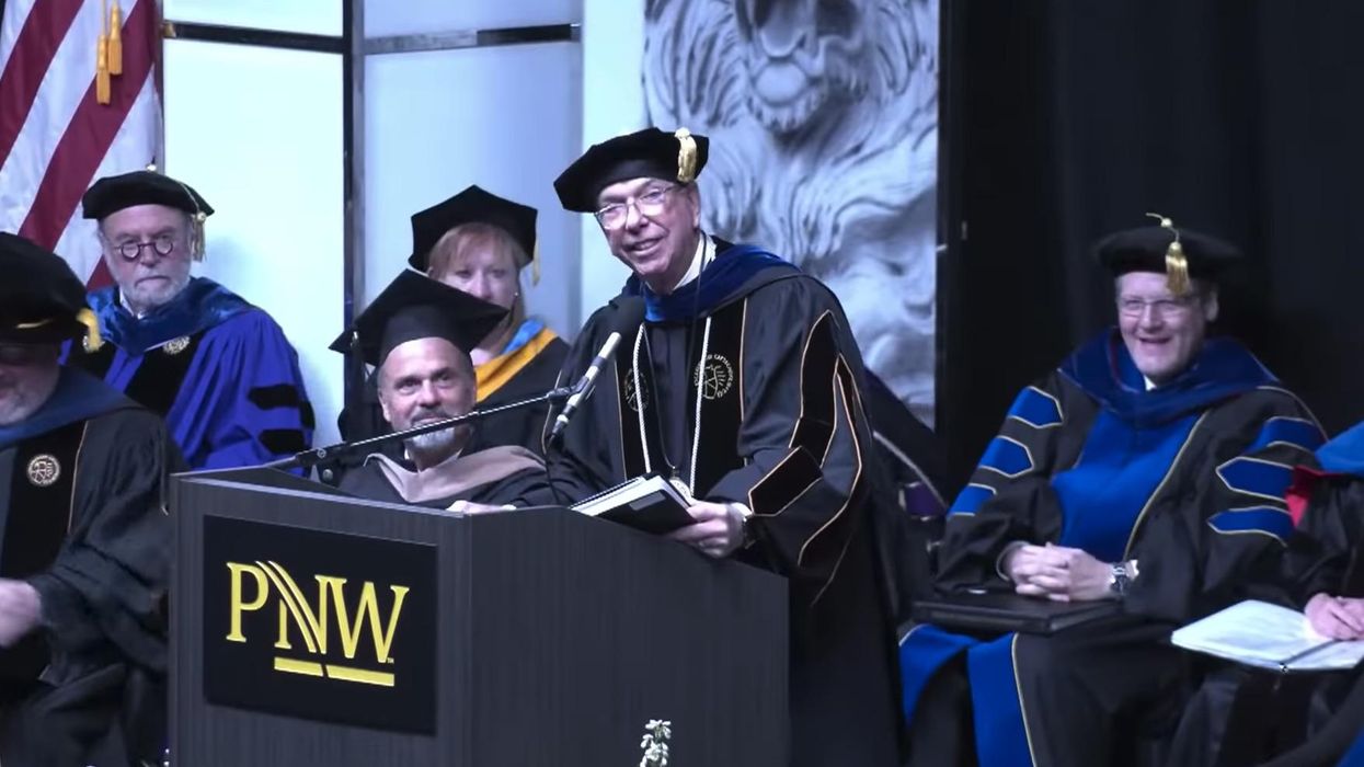 Outrage mob demands university chancellor resign for 'racist anti-Asian' joke that generated audience laughter
