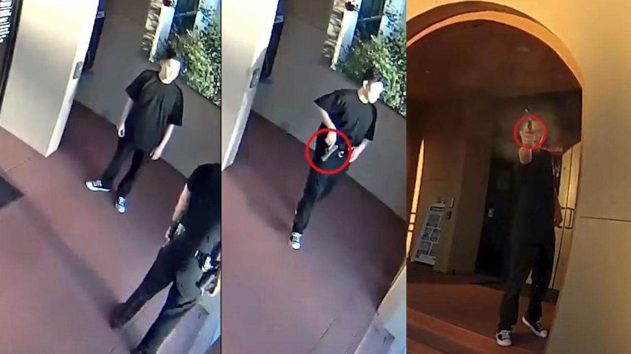 VIDEO: Shocking body cam footage shows shootout in front of police station in California