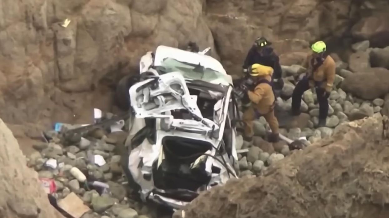 Police arrest driver of Tesla that plunged off 'Devil's Slide' cliff with children inside: 'An intentional act'