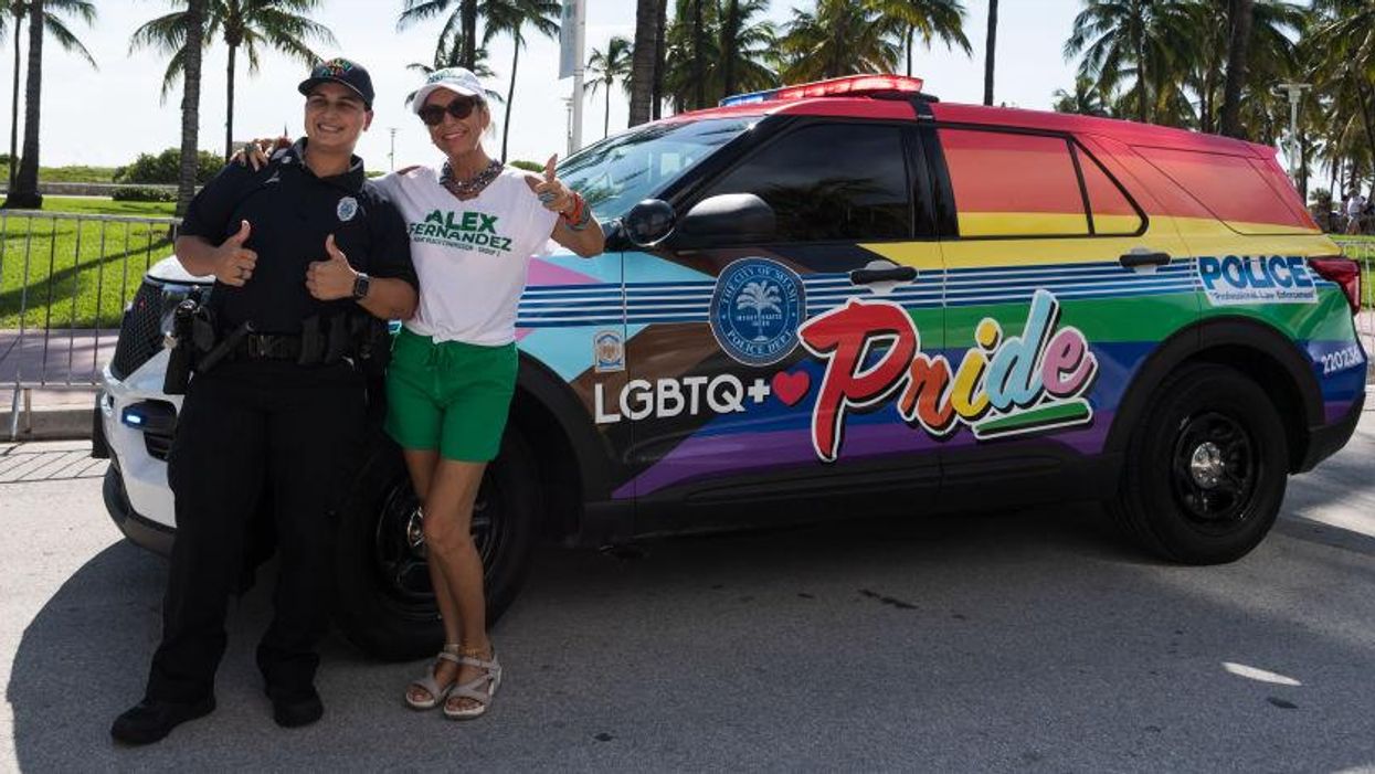 'Pride'-themed police cruiser decorated in rainbow flag mocked on Twitter for overt political display