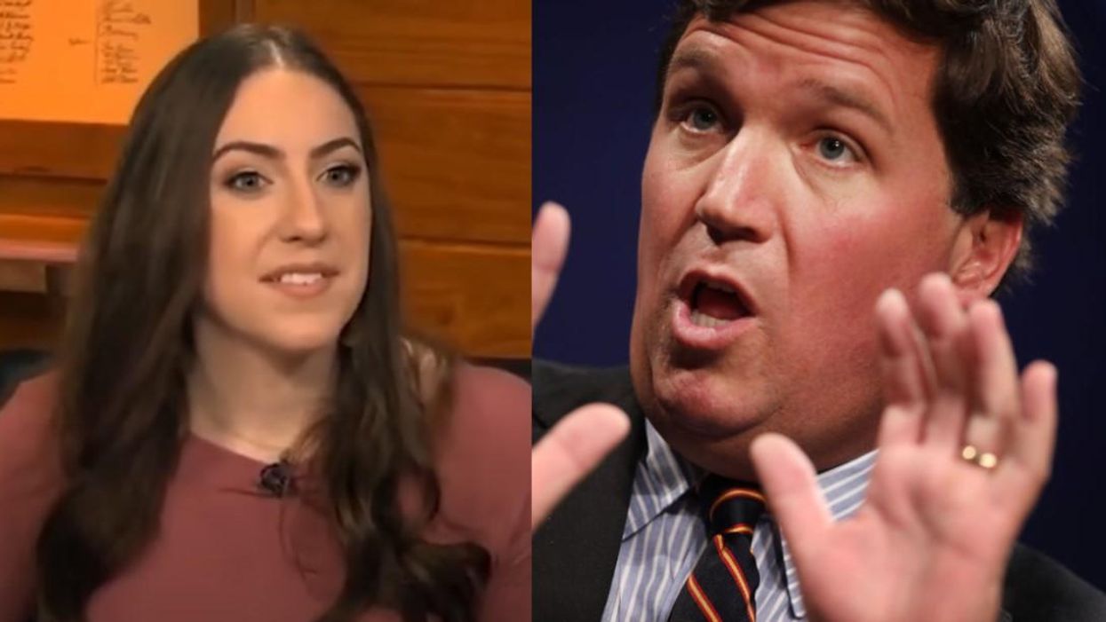 Tucker Carlson STUNNED when he hears what Ron DeSantis said to Libs of TikTok creator