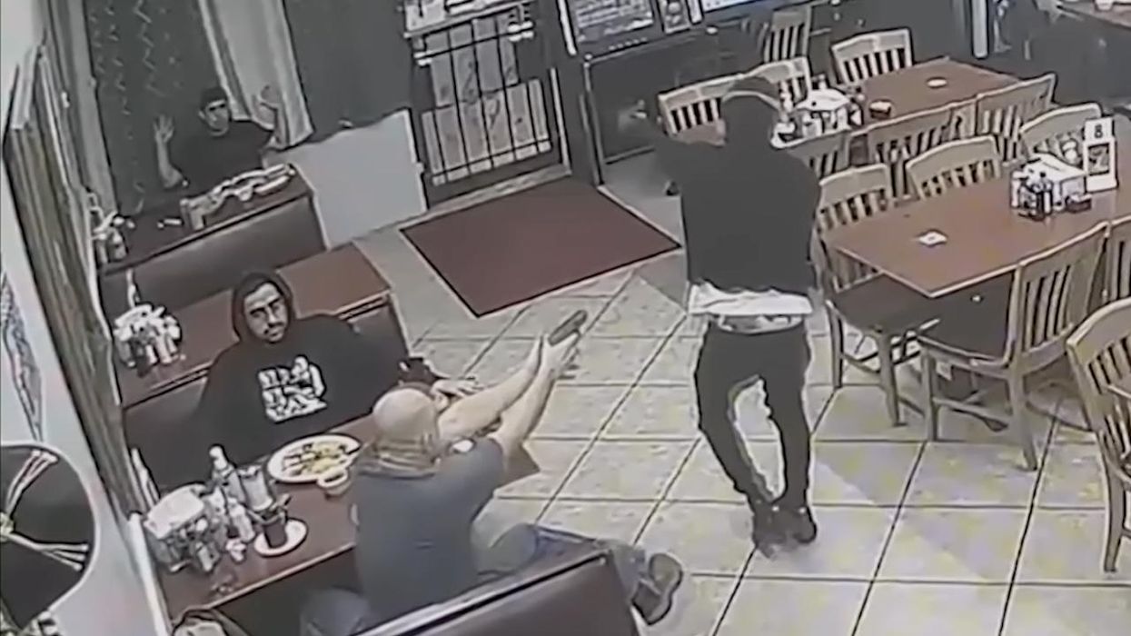 Texas restaurant customer fatally shoots masked robber who took cash from victims at tables — and then he grabs stolen money, gives it back to victims