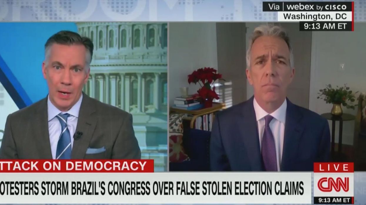 CNN anchor suggests 'election denialism' is becoming a 'U.S. export' because of what happened in Brazil