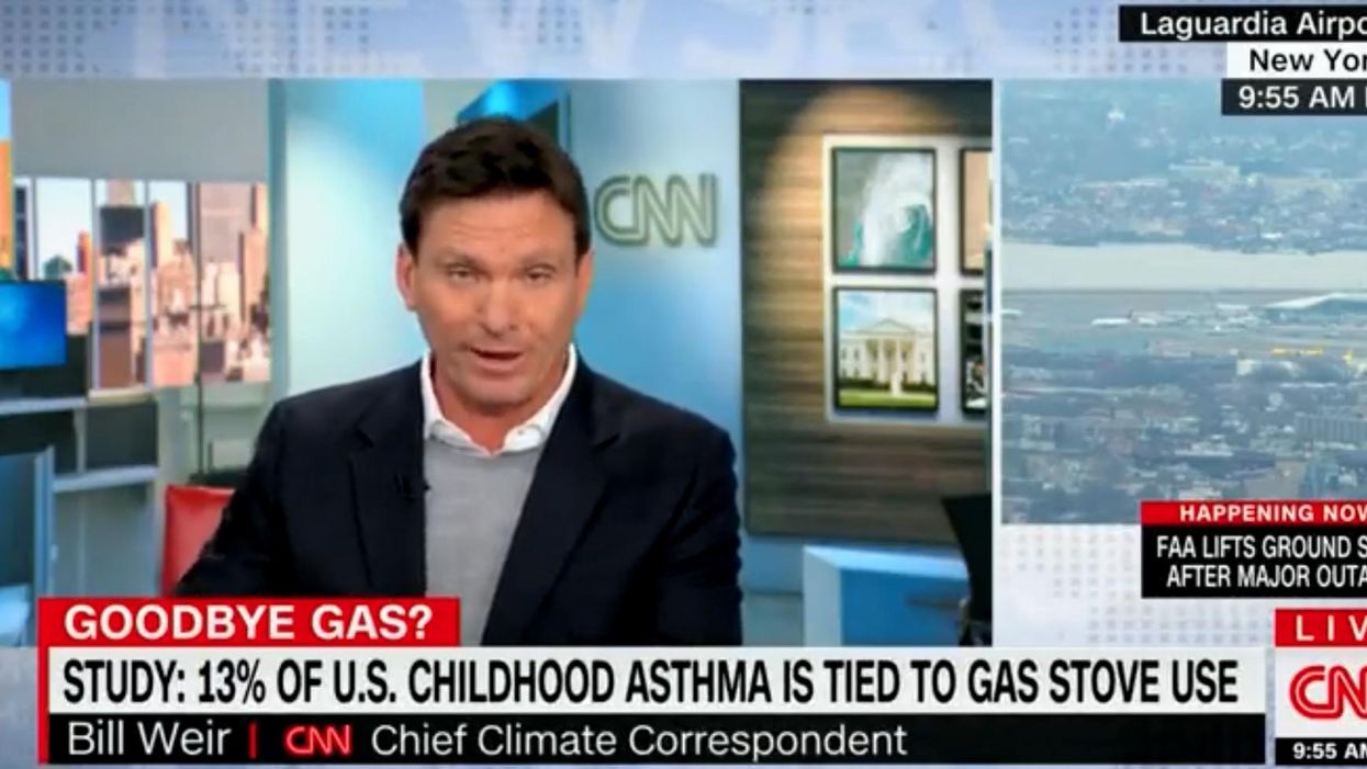 CNN reporter claims using gas stove is like 'having a car idling' inside your home