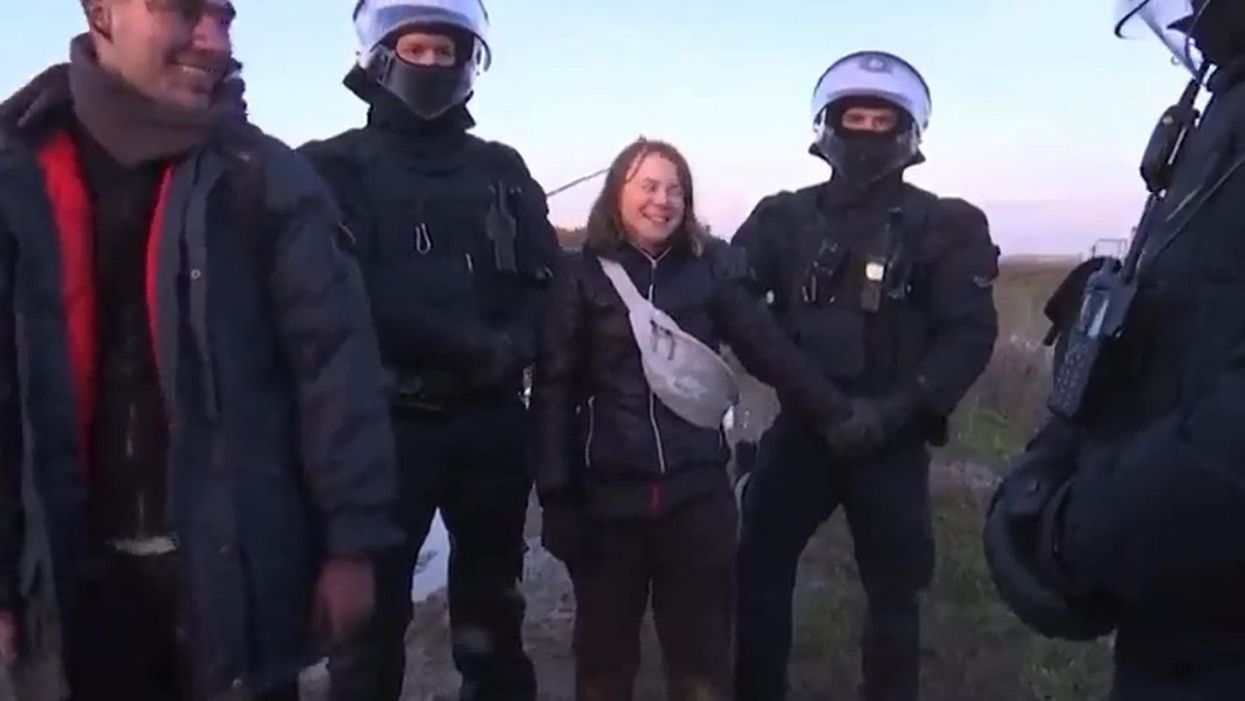 Climate alarmist Greta Thunberg's 'arrest' at anti-labor protest exposed as media stunt, widely ridiculed