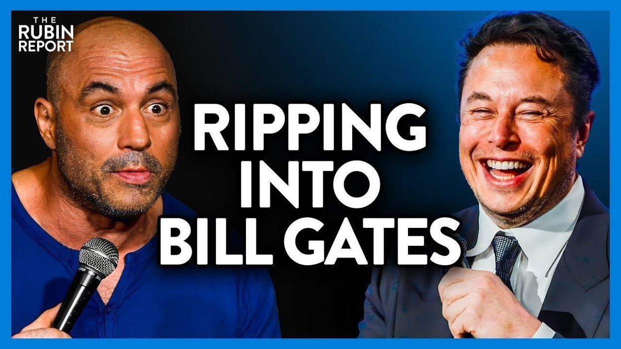 Watch Joe Rogan's reaction to Elon Musk RIPPING into Bill Gates