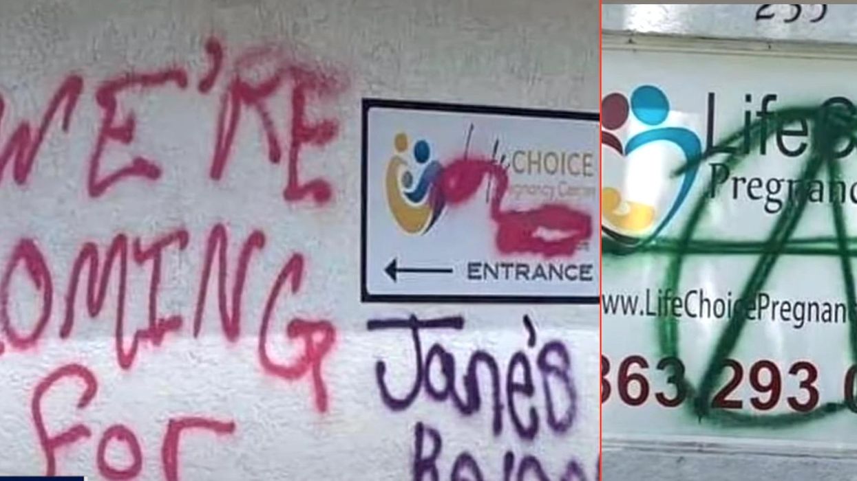 Florida couple indicted on charges of vandalization of pro-life centers with pro-abortion messages and threats