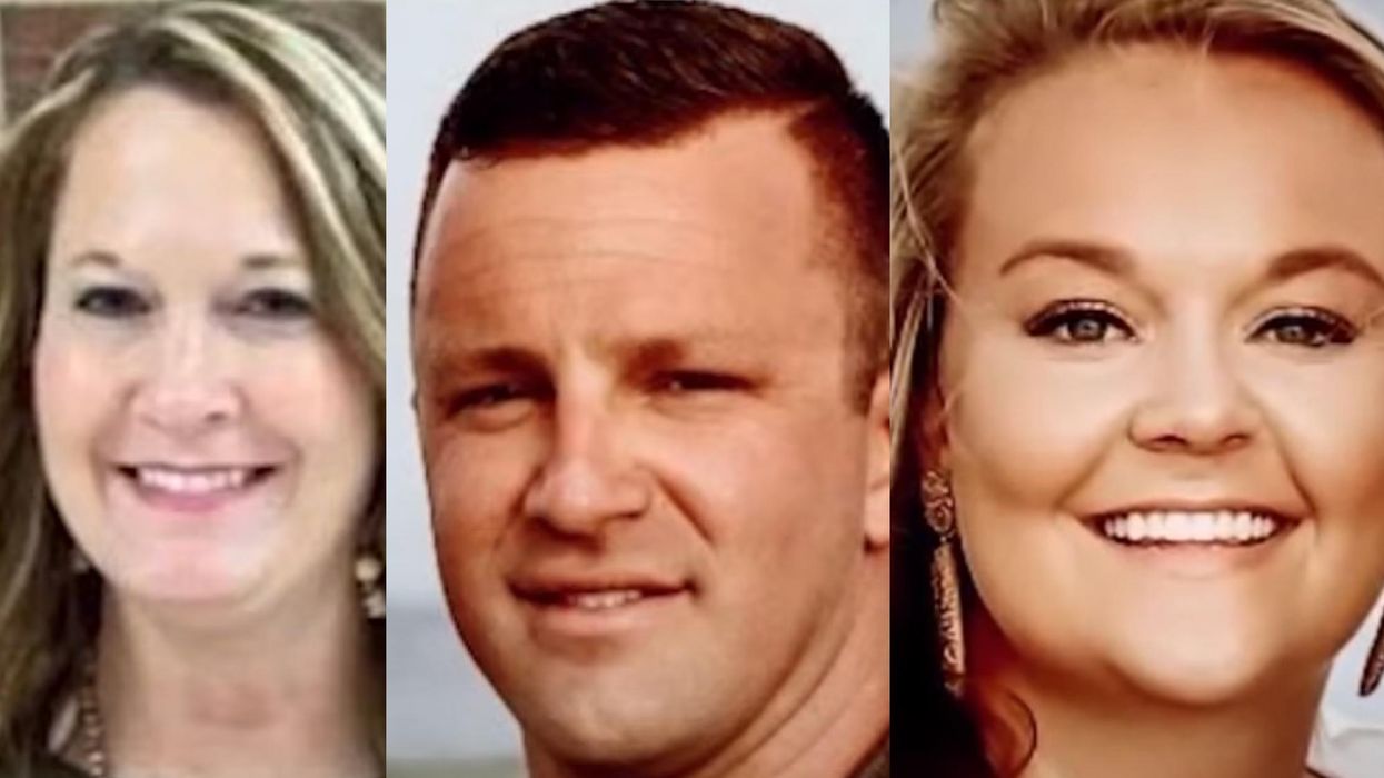 Principal had sex with gym teacher in elementary school bathroom while his wife recorded them, officials say