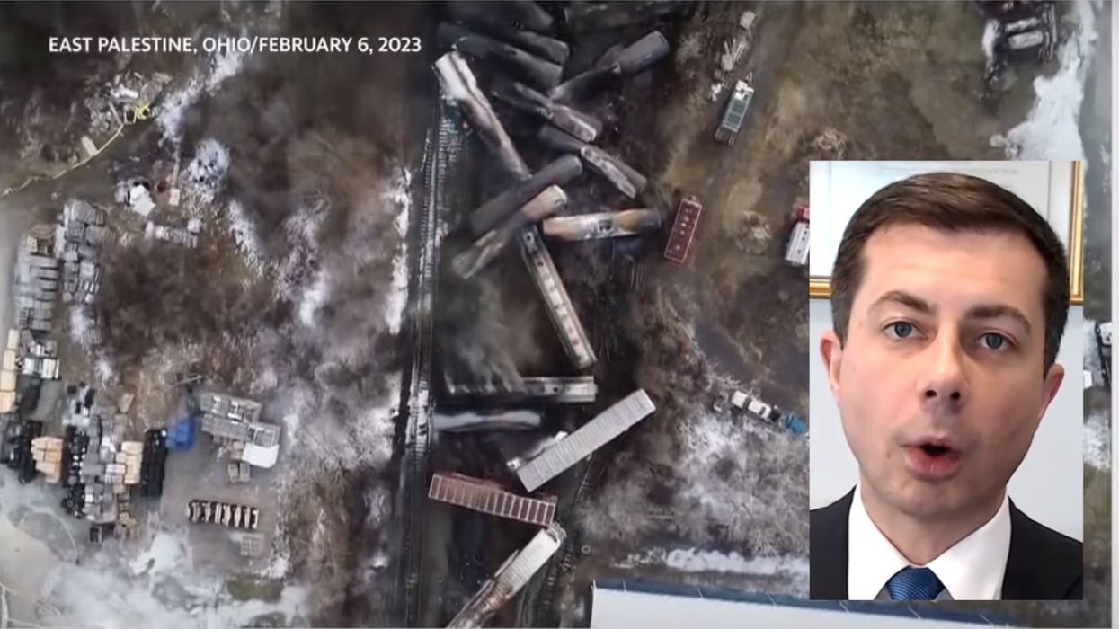 Buttigieg downplays toxic train derailment disaster in Ohio and gets excoriated online